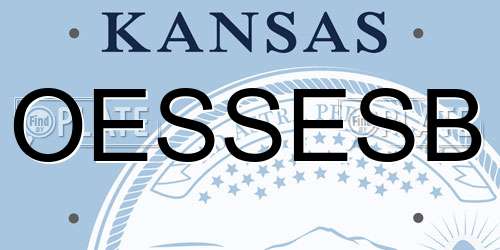 OESSESB Kansas License Plate