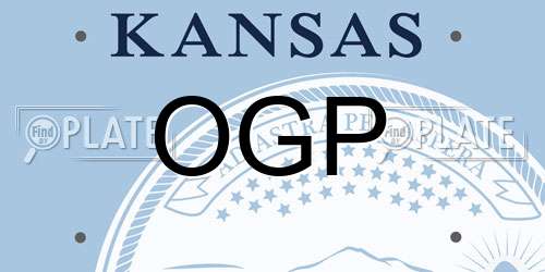 OGP Kansas License Plate