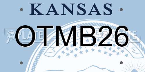 OTMB26 Kansas License Plate