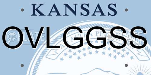 OVLGGSS Kansas License Plate
