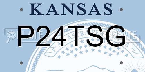 P24TSG Kansas License Plate