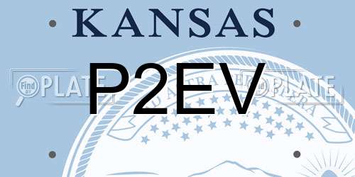 P2EV Kansas License Plate