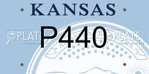 P440 Kansas License Plate