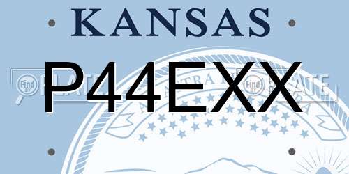 P44EXX Kansas License Plate