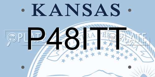 P48ITT Kansas License Plate
