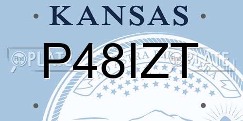 P48IZT Kansas License Plate
