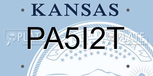 PA5I2T Kansas License Plate
