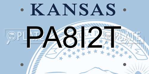 PA8I2T Kansas License Plate