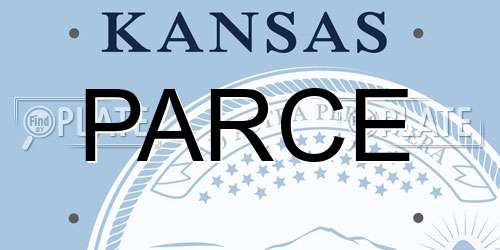 PARCE Kansas License Plate