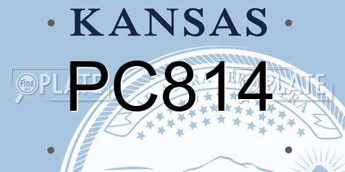 PC814 Kansas License Plate