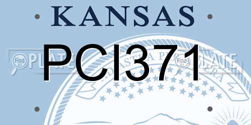 PCI371 Kansas License Plate