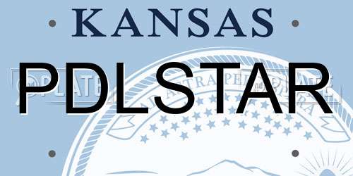 PDLSTAR Kansas License Plate