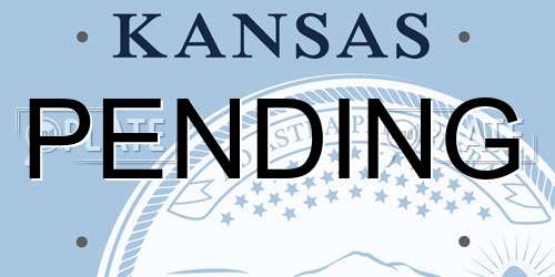 PENDING Kansas License Plate