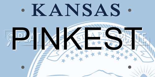 PINKEST Kansas License Plate