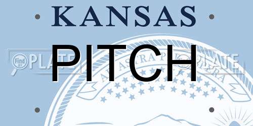 PITCH Kansas License Plate