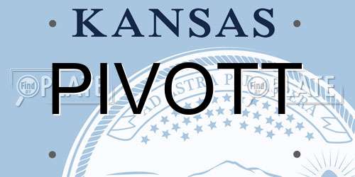 PIVOTT Kansas License Plate