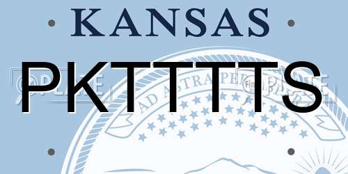 PKTTTTS Kansas License Plate