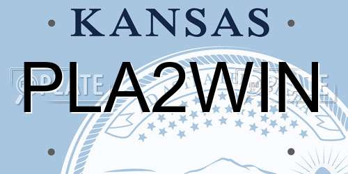PLA2WIN Kansas License Plate