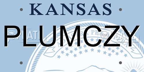 PLUMCZY Kansas License Plate