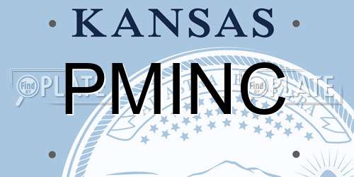 PMINC Kansas License Plate