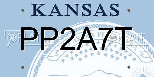 PP2A7T Kansas License Plate