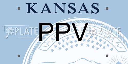 PPV Kansas License Plate