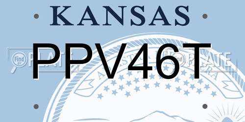 PPV46T Kansas License Plate