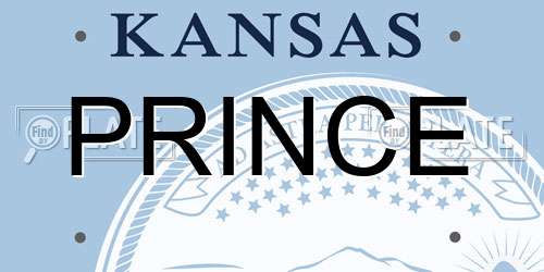 PRINCE Kansas License Plate