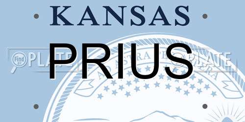 PRIUS Kansas License Plate