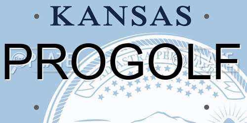 PROGOLF Kansas License Plate
