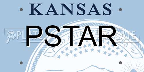 PSTAR Kansas License Plate