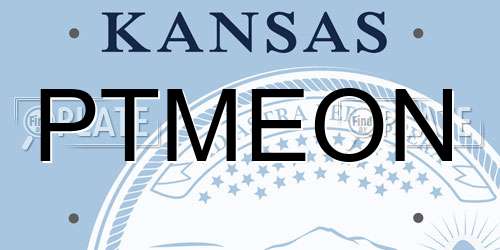 PTMEON Kansas License Plate