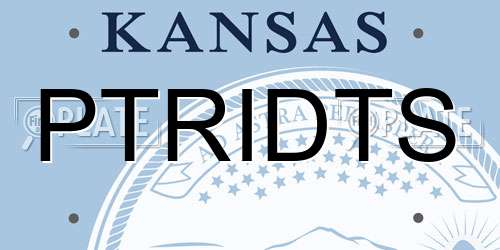 PTRIDTS Kansas License Plate
