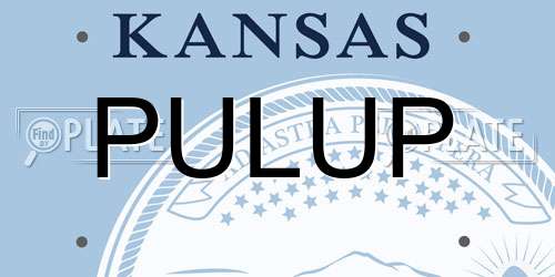 PULUP Kansas License Plate