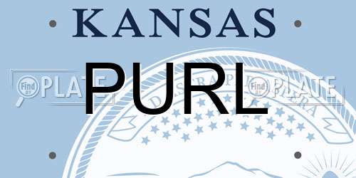PURL Kansas License Plate