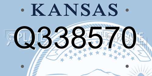 Q338570 Kansas License Plate