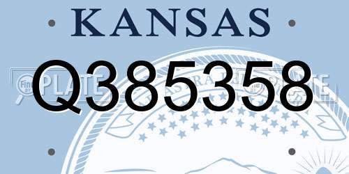Q385358 Kansas License Plate