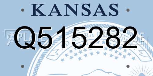 Q515282 Kansas License Plate
