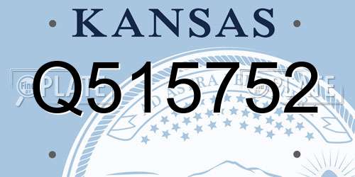 Q515752 Kansas License Plate