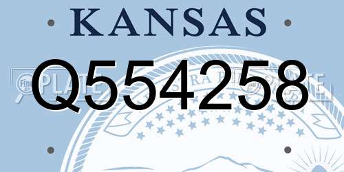 Q554258 Kansas License Plate