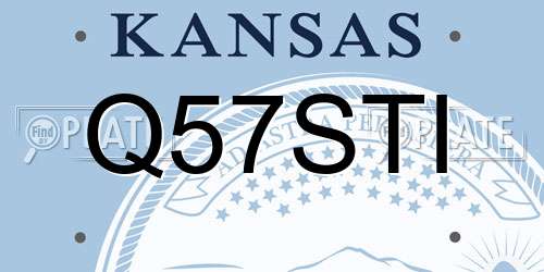 Q57STI Kansas License Plate