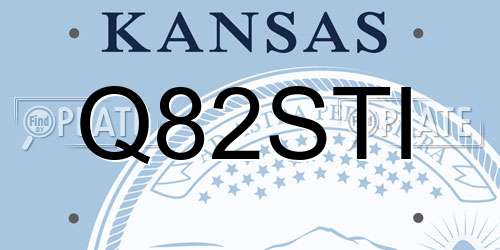 Q82STI Kansas License Plate