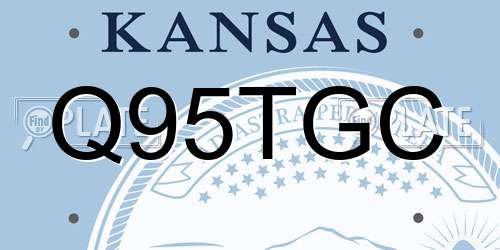 Q95TGC Kansas License Plate