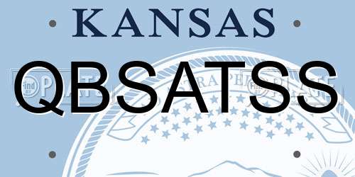 QBSATSS Kansas License Plate