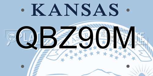 QBZ90M Kansas License Plate