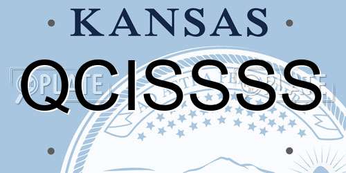 QCISSSS Kansas License Plate