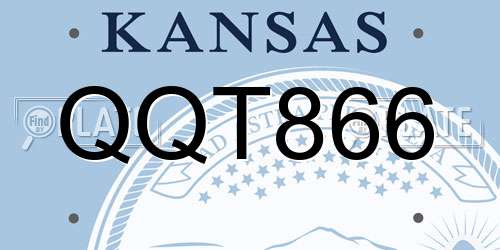 QQT866 Kansas License Plate