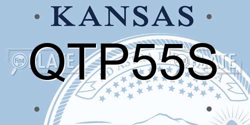 QTP55S Kansas License Plate