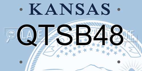 QTSB48 Kansas License Plate