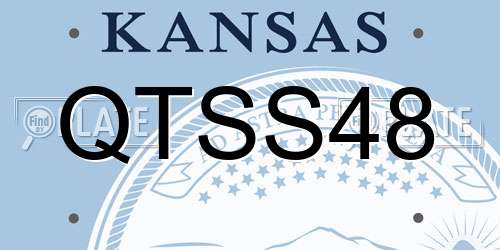 QTSS48 Kansas License Plate